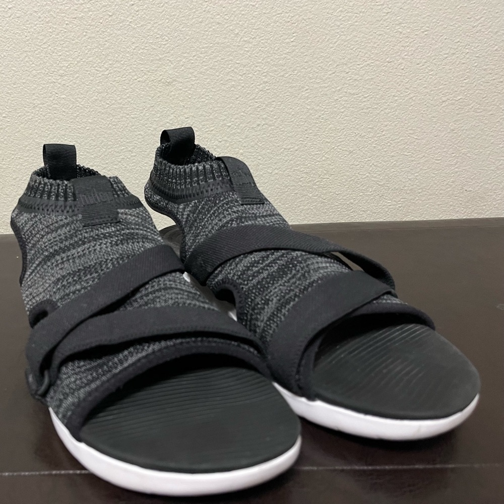 FitFlop Ankle Strap Stretchy Sandals sz 9 - Picture 3 of 8